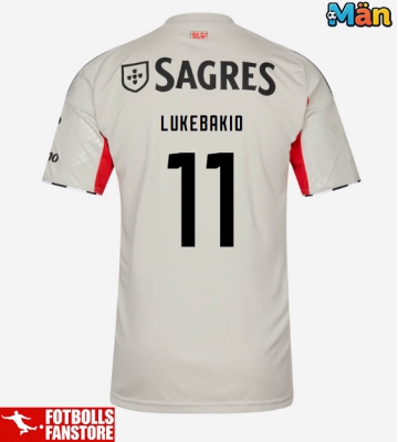Benfica Dodi Lukebakio #11 Bortatröja 2025-26 Kortärmad
